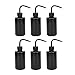 Horoper Tattoo Wash Bottle, 6pcs Safety Wash Bottle 250ml Washing Tattoo Squeeze Bottle with Narrow Mouth for Tattooist(Black)