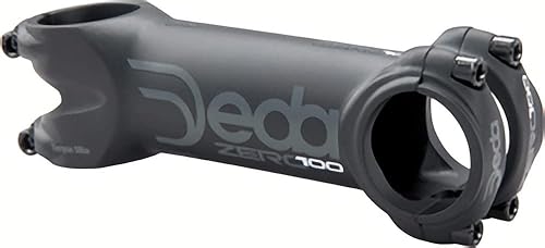 DEDA Elementi Zero100 - Tallo unisex, negro sobre negro, 3.543 in