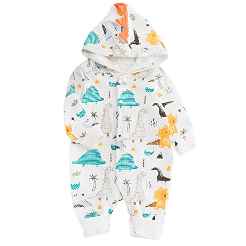 Wetry - Disfraz Bebe Dinosaurio Combinación Dinosaurio Niños Unisex Mameluco Primavera y Otoño Disfraces Cospaly