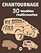Chantournage, 30 Modèles multicouches: Plans chantournage de voitures, de chats, d'animaux, d'ornements, de cowboy, de poissons, de cerfs, de Noël...