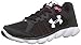 Under Armour Women's Micro G Assert 6 Running Shoes, Black/Harmony Red, 7.5