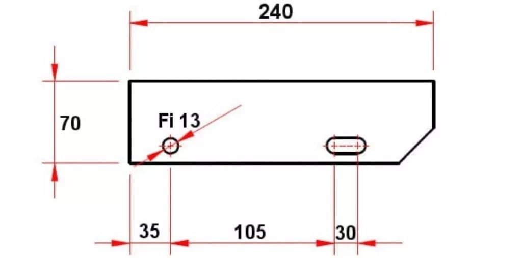 F&R metalowy stopień 800 x 240 mm, czarny RAL 9005, stopnie kratowe, schody, metal 30/2, 34 x 38, wytrzymałe i odporne na warunki atmosferyczne, metalowe schody do użytku na zewnątrz i na zewnątrz
