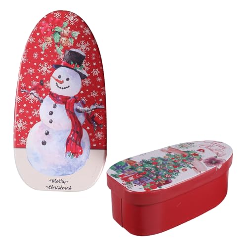 STOBOK 2個軽量 ポータブル ケース 絶妙なデザイン な収納ボックス 漫画風キャンディケース 小物入れとして使用可