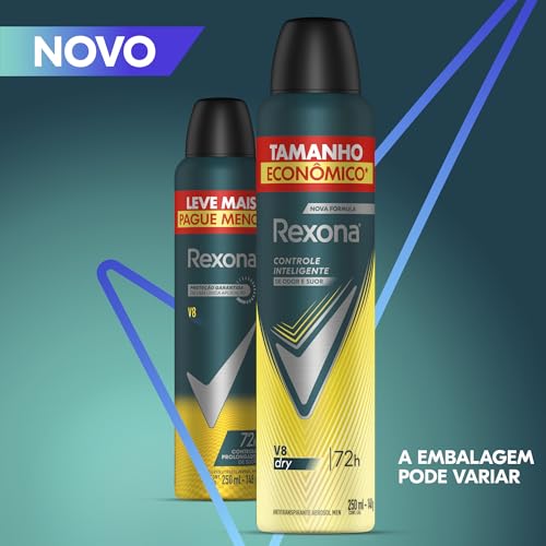 Antitranspirante Aerossol V8 Rexona Men 250Ml... glide