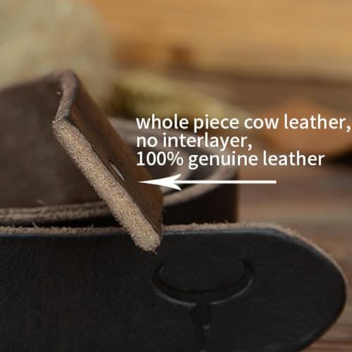 Ceinture en cuir de jeans rétro authentique pour affirmer son style