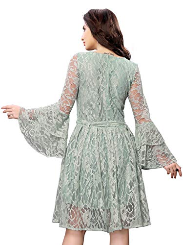 Image of Selvia Women's Knee-Length Fit and Flare Knee Lengh Dress