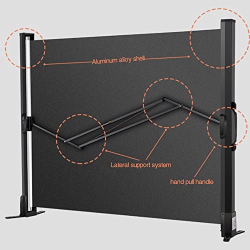 Pantalla Retráctil Proyector 50" 16:9 para Mesa Portátil miniatura 5