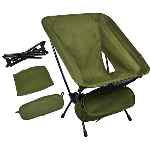 Silla de camping plegable ligera, silla de camping para mochila, silla de playa plegable, cómodo asiento plegable portátil, asiento ergonómico para deportes al aire libre