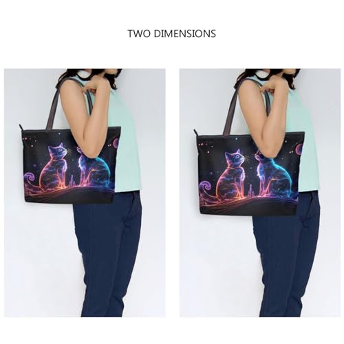 Image of Women Tote Bag, Large Shoulder Hobo Bags Casual Handbags Big Capacity Shopping Work Bag for Vacation, 5