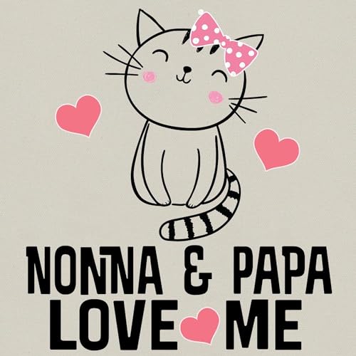 CafePress Nonna And Papa Love Me Granddaughter Zipper Tote B Canvas Tote Top Zipper Closure2