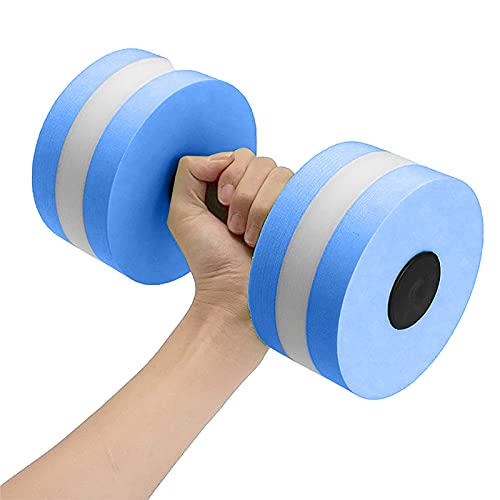 Water Weights for Pool Exercise - Water Arobic Exercise Gear, Aquatic Exercise Dumbbells, High Density Foam Equipment for Water Sports, Water Aerobics, Aqua Therapy, Pool Fitness, Water Exercise