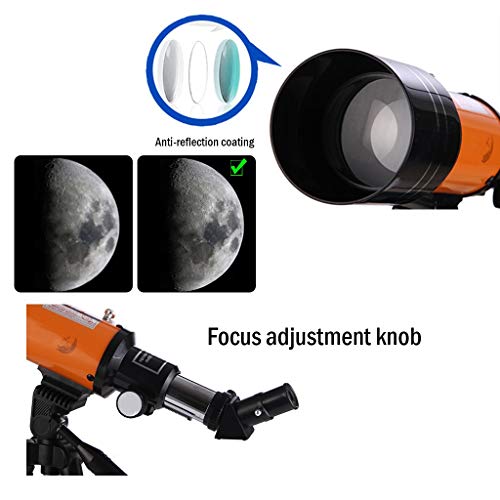 Telescopio Refractor Portátil para Niños YXCKG 70mm miniatura 4