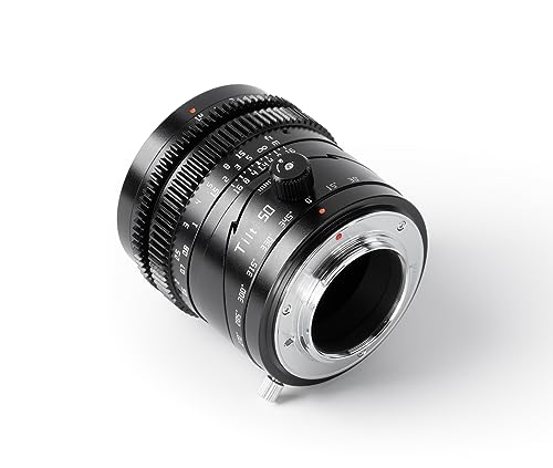 TTArtisan 50mm F1.4 Tilt Metal Bodied Lens Compatible with Micro Four Thirds M43 Mount - Black - Image 2