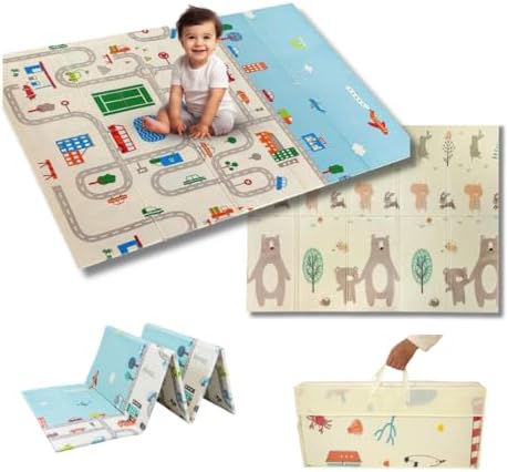 Tapete Térmico Infantil Emborrachado Dupla Estampa Tatame Infanti...