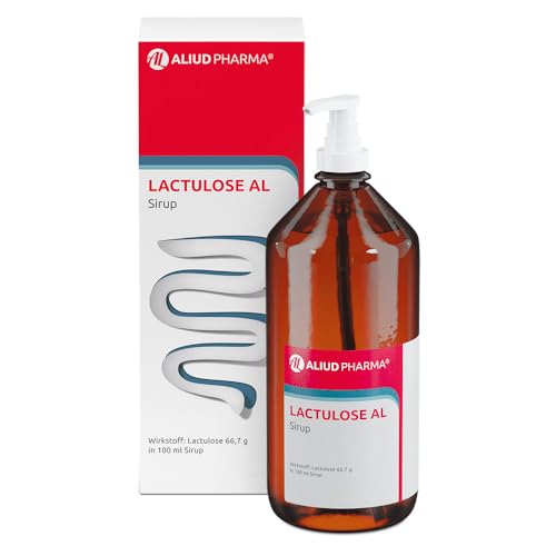 ALIUD PHARMA Lactulose AL Sirup 1000 ml: Osmotisches Abführmittel bei Verstopfung