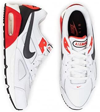 Nike Air Max Ivo Mens Running Trainers CD1540 Sneakers Shoes (UK 9.5 US 10.5 EU 44.5, White Dark Grey Habanero red 100) | Image 5