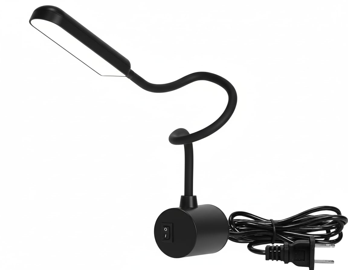 Rpinkal 10W Sewing Machine Light 30 LED's, Magnetic Mounting Base Working Lamp for Home Study,Reading Flexible,Night Work & Desk Light, 360 Degree Movable Lamp with Toggle Switch – Black Color-image-23