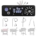 Digital Controller Kit for Pit Boss PB550G PB440D2 PB700NC PB820XL, LCD Control Board Compatible withPit Boss Pro Series PB820PS1 PB1100PS1 with RTD Temp Sensor,2pcs Meat Probe,Igniter,Part NO. AC03P9