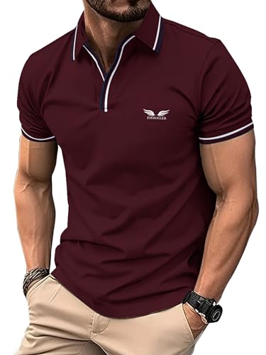 Image of Noble Monk Men's Solid Regular Fit Polo Shirt