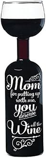 BigMouth Inc. Original Wine Bottle Glass – Holds an entire 750mL Bottle of