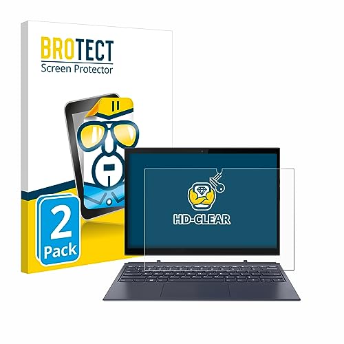 BROTECT Protector Pantalla para Lenovo Yoga Duet 7 Protector Transparente (2 Unidades) Anti-Huellas