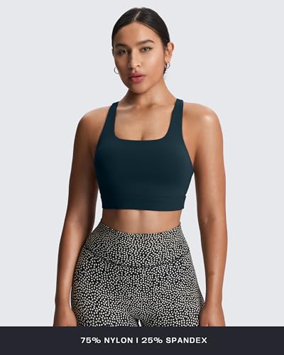 Image of Aoxjox Women's Workout Sports Bras High Impact Fitness Training Gym Khloe Bra Yoga Crop Tank