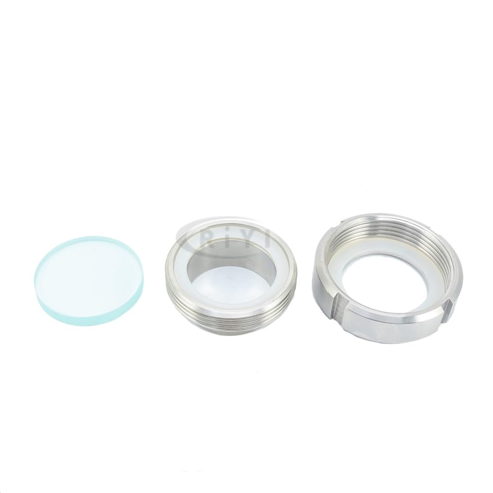 Conector de acero inoxidable, soldadura a tope de diámetro exterior de tubería, 25 32 38 45 51 57 63 76 89 102-219 mm 1 "1,25 2,5" tubo OD SUS 304 Unión de soldadura mirilla Homebrew(76mm Pipe OD)
