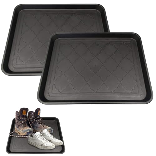 Plateau à chaussures anti-boue protège-sol imperméable pour entrée - 7