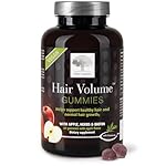 NEW NORDIC Hair Volume Gummies, 2500 mcg Biotin, Daily Hair Vitamins Supplement to Support Hair Skin & Nails, Vegan, 60 Count (Pack of 1)