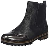 Echtes Leder Remonte Damen R2281 Chelsea Boots, Grau (Blei/Antracite 45), 40 EU