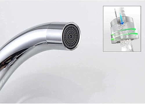 Miniatura 5 de Grifo montado en la pared, chapado en cobre, cromado, grifo, fregadero de cocina, piscina de lavandería, grifo universal, instalación en la pared