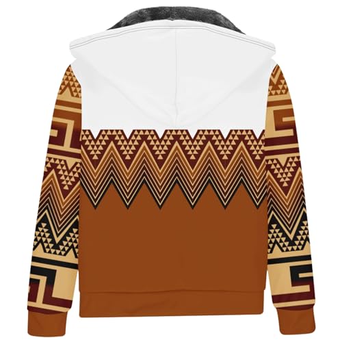 Sudadera con capucha para hombre con forro sherpa premium y cremallera 5