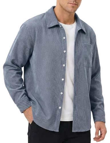 Image of ZAFUL Men's Shacket Aztec Print Shirt Jacket Flannel Button Up Turndown Collar Overshirt Chest Pocket Button Flap Thick Shirt