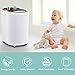CLIPOP Portable Mini Small Washing Machine and Spin Dryer for Home, 2-in-1 Camping Washing Machine Compact Electric Washer & Drying for Baby Clothes (White, 3 Kg)