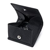 小銭入れ ボックス型 本革 メンズ ブラック レディース 日本のファッションミニ財布 柔らかく質感のある第一層牛革 小さいボディで大容量 カードが入る 超軽量 カードケース 通勤のお友に便利 コンパクトで使いやすいコインケース ボタン式 カードケース