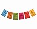 DharmaObjects® Handmade Tibetan Affirmation Prayer Flags - Peace, Happiness, Courage, Love, Tranquility, Wisdom