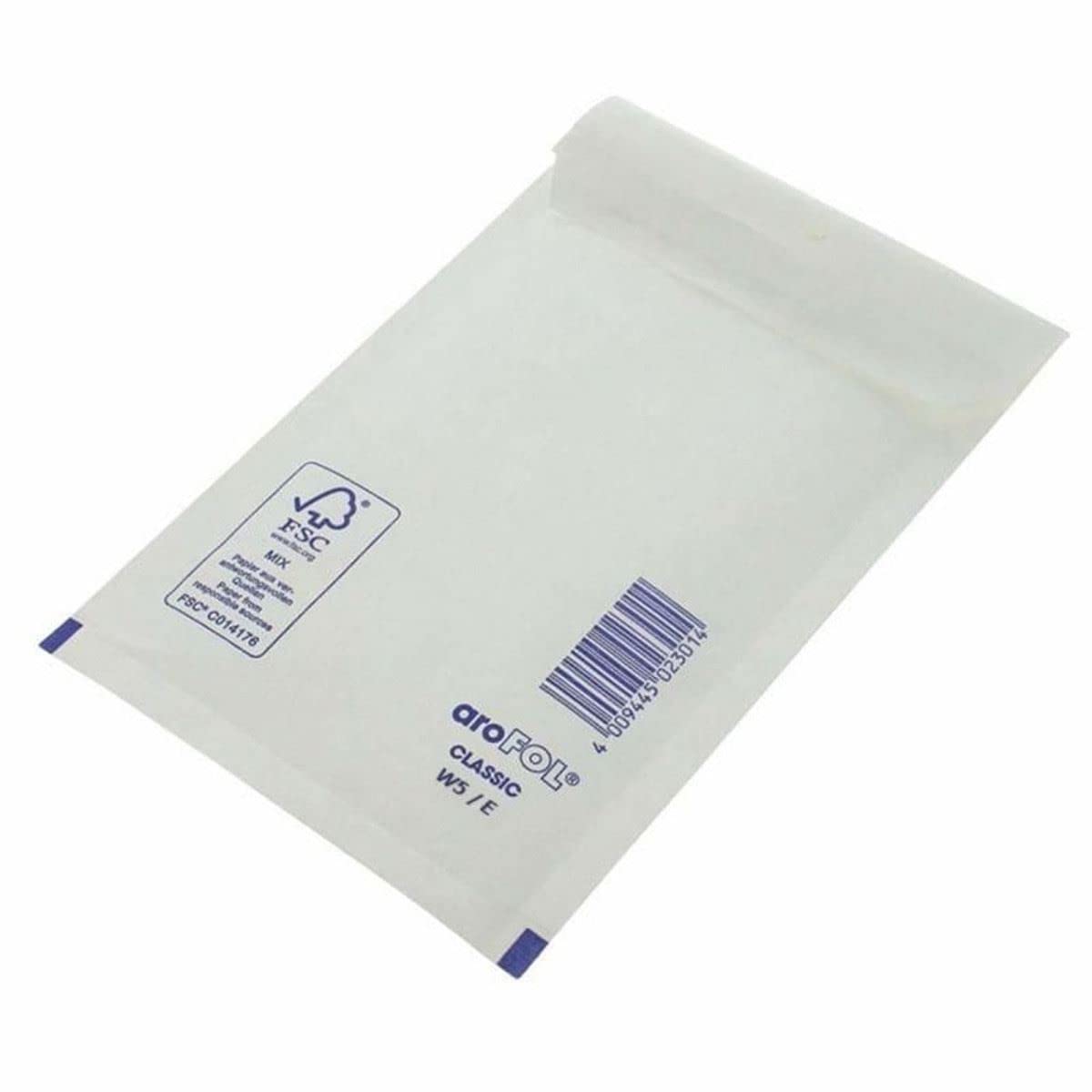Arofol® Bubble Lined Padded Envelope Postal Bags Size 5 220mm x 265mm (50)