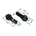 Magic&shell 5-Pack 25T Servo Horn Aluminum Alloy CNC Standard RC Tool Metal Rocker Servo Accessories Steering Arm for RC Model Car Robot Boat Airplane Black