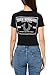 True Religion Women's Crystal High Shine Short Sleeve Baby Tee - Crew Neck T-Shirt- Jet Black - XS