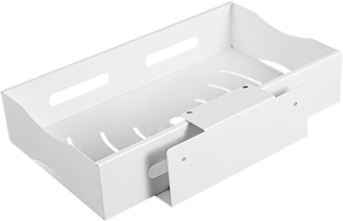 Ciieeo under Sink Organizer Rack Expandable Storage Shelf for Bathroom and Kitchen Slide Out Cabinet Holder and Rustproof for Efficient Space Management