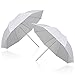 EMART 33 inch Reflective Photography Umbrella,Studio Camera Photographic Props with Adjustable Light Stand,Flash Diffuser for Speedlight(4 Pack)