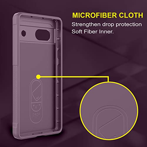 Image of amazon basics Back Case Cover for Google Pixel 7A | Compatible for Google Pixel 7A Back Case Cover | Liquid Silicon Magic Case for Google Pixel 7A with Camera Protection | Lavender
