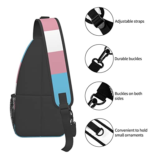 Mochila cruzada unisex negra tamaño único miniatura 6