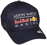 Voll lizenziertes Produkt Red Bull Racing Erwachsene Puma Red Bull AMR Team Gear Cap 2018, Blue, OneSize
