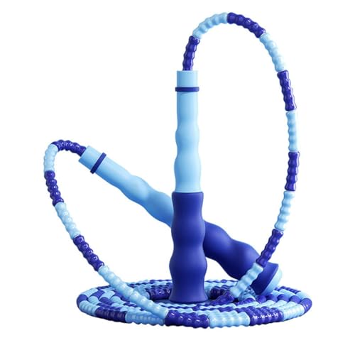 BZKSER Cuerda para Saltar - 1 pcs Segmentada de Combas Regulable,Mujeres y Hombres Saltar la Cuerda para Fitness, Entrenamiento de intervalo Boxeo,Ejercicio(2.8M