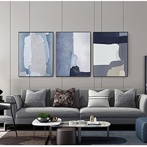 Toile impression affiche abstraite rétro lot de 3 affiches 50x70 cm décor salon
