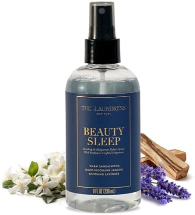 The Laundress Beauty Sleep Fabric Spray, Wrinkle Release Spray, Pillow Spray, Fabric Refresher, Upholstery and Linen Spray, Tranquil Comforting Inspired Scent, 8 Fl Oz
