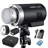 【Godox正規代理】Godox AD300Pro フラッシュストロボ TTL 300W 2.4G 1/8000s HSS 5600K 0.01-1.5s リサイクル時間 320回フルパワー ポケットライト [並行輸入品]