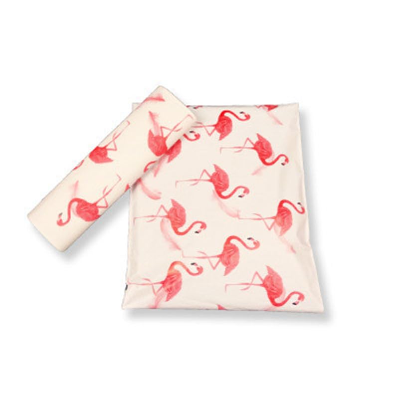 Bolsas de Plastico 50 unids/pack bolsas de correo flamenco bolsa de embalaje de logística gruesa bolsas de sobre bolsa de mensajería de dibujos animados bolsa de impresión personalizada (Color : Flam
