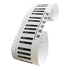 DRESSOOS Clavier De Piano Simulé Clavier Électronique Clavier De Piano De Bureau Piano 3D Clavier Piano Fournitures D’Apprentissage Touches Piano Stickers Piano Autocollants Piano Clavier - Les Beatles, Paul McCartney, John Lennon, RIngo Starr, George Harrison